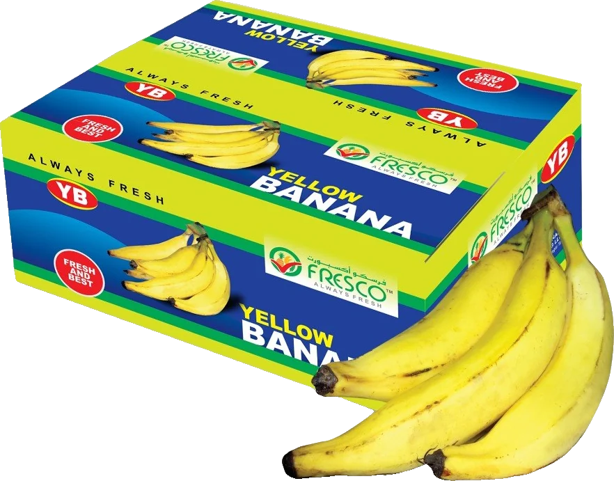 FRESCO yellow banana export carton